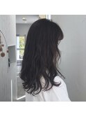 透明感グレージュ×ロングレイヤー
