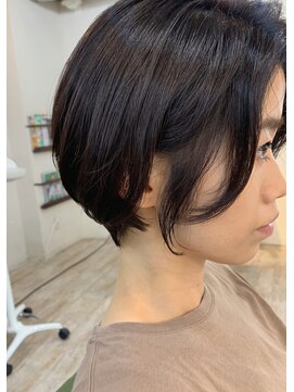 マリアバイアフロート(Maria by AFLOAT) お客様スタイル☆ばっさり丸みショート