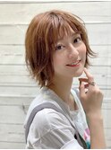 ☆ひし形シルエットの外ハネショートヘア☆lauburu渋谷