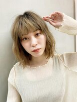 ミィ 表参道(mee.)&nbsp;【mee.】オオニシ　外国人風カラーウェーブパーマ