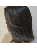 ジプソ(Gypso Hair salon)&nbsp;シルバーグレージュ×切りっぱなしボブ