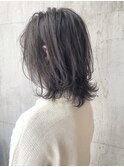 【SiSTA】田中外ハネグレージュミニウルフデザインカラー