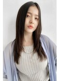 【縮毛矯正,髪質改善】ストレートロングで大人の艶を