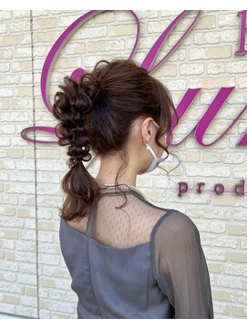 コアフィールドマサコ 北島店 ぽこぽこポニーテールアレンジ〇