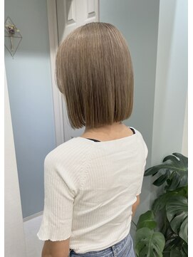 トゥーリ 薬院店(tuuli) tuuli miyu サラツヤハイトーンボブ/20代30代40代50代