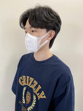 レーヴス(REVES) カルマパーマ　韓国センターパート