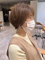 ジアン バイ ミルボン NU茶屋町+(GIEN by milbon)&nbsp;大人ショートボブ/ナチュラルショートボブ/ミニボブ@田中俊成