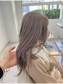 ラベンダーグレージュ　ラベンダーカラー　ブリーチカラー