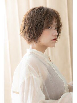 カバーヘア ブリス 大宮西口(COVER HAIR bliss) 大人ハイライトひし形ショートマッシュパーマ309X大宮20代30代