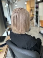 ラフ 難波店(LAFF)&nbsp;#黒髪#ボブルフ#ネビージュ#小顔#ワンレン