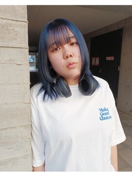 パープル(purple) ネイビーブルーカラー