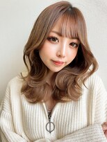 モアナ バイ ラナ 甚目寺店(MoanA BY LANA)&nbsp;韓国風/透明感カラー/オリーブベージュ/前髪/小顔カット