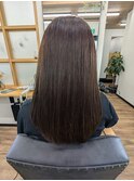 艶髪カラー、髪質改善ロイヤルトリートメント、カット
