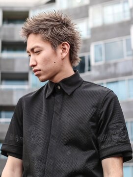 デビュー 沖縄泡瀬店(Debut) ベリーショート/ダークアッシュ/ニュアンスパーマ/韓国マッシュ