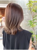 レイヤーカット☆顔周りレイヤー☆韓国ヘア☆40代☆30代