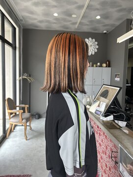 シェミール(CHEMIR) ニシグチstyle【アンブラカラー/ペールオレンジカラー/ボブ】