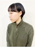 【morio成増/一戸】ワイドバング耳かけショートボブ