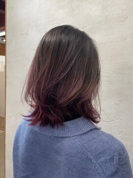 アンジェリカ(Angelica Total Beauty Lifestyle Design) メルティーカラー似合わせカットミディアムグラデーションカラー