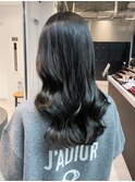 顔周りレイヤー韓国ヘア美髪ロング_ba539961