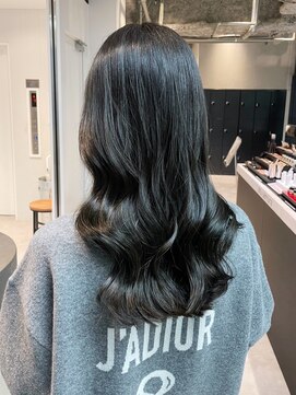 アルバム 銀座(ALBUM GINZA) 顔周りレイヤー韓国ヘア美髪ロング_ba539961