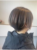 デザインカラー/レイヤーカット/ウェットヘア/オリーブベージュ