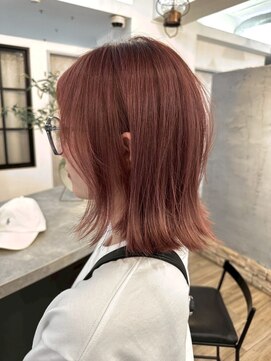 ヴィサージュバスク(VISAGE ba.s.k) ツヤ感重視◎大人かわいいローズピンクボブ