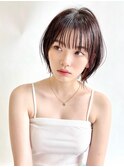 外ハネくびれボブ