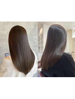 第一印象の7割は髪で決まる。大人女性が1番綺麗に見える品のあるカラーと質感を【白髪ぼかし/髪質改善】