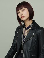 ピークアブー 原宿ハラカド(PEEK-A-BOO)&nbsp;くせ毛多毛ボブショート前下がりモードワイドバングかっこいい