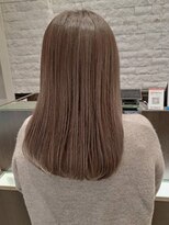 ミック ヘアアンドメイクアップ 高田店(miq Hair&Make up)&nbsp;イルミナカラー/透明感カラー/スモーキーブラウン/ハイライト
