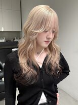 ソル 栄矢場町(SOL)&nbsp;ホワイトブロンド/エンドカラー/ミルクティーベージュ