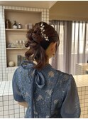 結婚式/お呼ばれヘア/ヘアセット/ヘアアレンジ