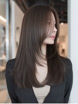 ダル 渋谷/表参道(DAL.)&nbsp;レイヤーカット髪質改善カラー透明感カラー顔まわりカット