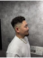 スピン 本八幡(SPIN)&nbsp;MEN’S HAIR/サーフカール/刈り上げセンターパート/本八幡