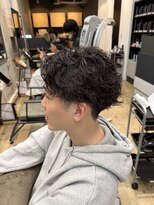 アロー 船橋店(AROH)&nbsp;MEN’S HAIR/波巻きツイストスパイラル/リバースセンターパート