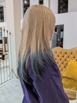 アンジェリカ(Angelica)&nbsp;ホワイトベージュ/裾カラー/ロングレイヤー/黒髪卒業式