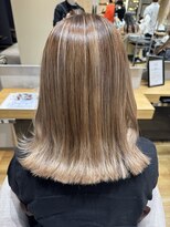 フィゼル あべのルシアス店(Aujua fizelle)&nbsp;ハイライト×髪質改善カラー
