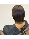 切りっぱなしボブ