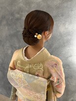 バサラ 大阪梅田店(VASARA) 訪問着 ヘアセット ロング 和髪 まとめ髪 礼装 大阪