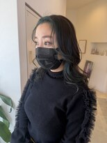 サラ ビューティー サイト 古賀店(SARA Beauty Sight)&nbsp;【インナーカラー】エメラルド/デザイン/透明感/ナチュラル