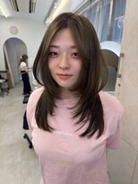 ネモネ バイ ミリー 梅田茶屋町(nemone by milly)&nbsp;透明感オリーブカラー×ハッシュカット