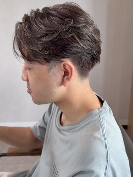 ガレージ 原宿 表参道(Garage) ニュアンスパーマメンズパーマメンズショートビジネスヘア原宿