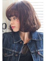 ランプ ヘアー(lamp hair)&nbsp;【lamp hair 】ピンクベージュ×アンティークボブ♪No.2