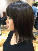 切りっぱなしボブ☆　担当　柴田