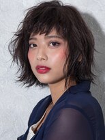 パティオンツー(PATIONN2)&nbsp;クラシカルラフニュアンスウェット＆ドライ黒髪シースルーボブ