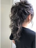☆chouchou☆ポニーテール風ヘアアレンジ