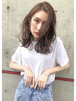 ヘアサロンエム 渋谷店(HAIR SALON M)&nbsp;外ハネボブ/アッシュブラウン/ネオウルフ/デザインカラー