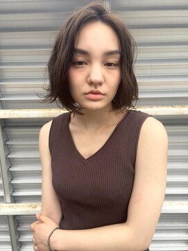 ネオリーブ チロル 横浜西口店(Neolive CiroL.) 無造作パーマ★あごラインボブ