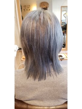 ヘアステージ ラプリュム(HAIR STAGE Ra Plume) 【RA Plume】《ホワイトグレー》で魅せるフレーミングカラー☆