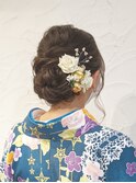 【新宿三丁目】大人っぽいシニヨンアレンジ【ヘアアレンジ】